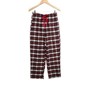 Ralph Lauren Flannel Pajama Pants Womens Small Plaid Elastic Waist Cozy